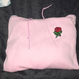 artist union clothing pink armour hoodie
